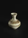 Lucie Rie, Small vase, circa 1959, Stoneware, white glaze, brown manganese speckles coming from mineral elements mixed into the body