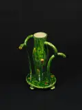 Walter Keeler, 'Wild Flower Vase', 2007, Earthenware, 'Whieldon ware' green with yellow glazes