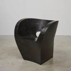 Fauteuil Little Albert by Ron Arad, A artist's proof 'Little Albert' armchair in patinated steel by Ron Arad designed in 2001 and edited by Ron Arad Studio, sold Nov 2024