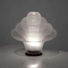 Lampe LT 305 dite Lotus by Carlo Nason, A 'LT 305' lamp also called 'Lotus' in Murano glass and metal by Carlo Nason designed circa 1960 and edited by AV Mazzeg, sold Nov 2024