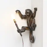 Édouard-Marcel Sandoz, Applique Singe, Bronze patiné