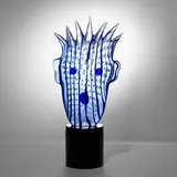Kiki Kogelnik, Sculpture Blue Striped Head