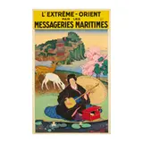 Jean Bouchaud, L'ÊXTREME - ORIENT par les MESSAGERIES MARITIMES