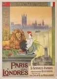 Gustave Fraipont, PARIS a LONDRES. Chemin de Fer du Nord