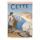 T. Roussy, CETTE (Sète), Bains de mer. PLM