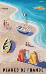 Bernard Villemot, PLAGES DE FRANCE
