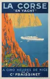 Sandy-Hook, LA CORSE. "EN YACHT" par la Cie. Fraissinet