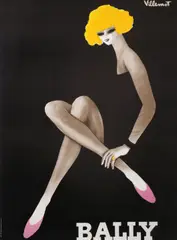 BALLY by Bernard Villemot, sold Oct 2024