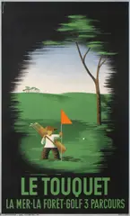 Lajos Márton, LE TOUQUET. GOLF 3 PARCOURS