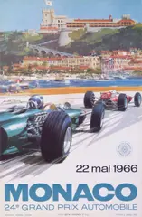 Michael Turner, MONACO 24e GRAND PRIX AUTOMOBILE. 1966.