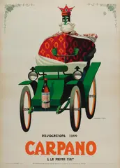 Armando Testa, CARPANO e la PRIMA FIAT