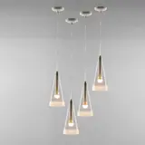 Achille Castiglioni, Suite de quatre suspensions Fucsia
