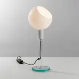 Lampe de table Parola by Gae Aulenti and Piero Castiglioni, A 'Parola' table lamp in glass, Pyrex, opaline blown glass by Gae Aulenti and Piero Castiglioni designed in 1980 and edi, sold Sep 2024
