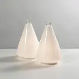 Noti Massari, Paire de lampes à poser Buto, A pair of 'Buto' table lamps in Murano glass and plastic by Noti Massari designed in 1977 and edited by Leucos