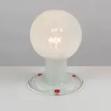 Renato Toso, Lampe à poser Nefele, A marked 'Nefele' table lamp in Murano glass and lacquered metal by Renato Toso designed in 1968 and edited by Leucos