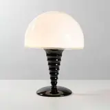 Roberto Pamio, Lampe de table Sinfonia, A 'Sinfonia' table lamp in opaline glass, tinted glass and metal by Roberto Pamio designed in 1985 and edited by Leucos