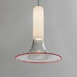 Renato Toso, Suspension Samanta, A 'Samanta' pendant lamp in glass, metal and methacrylate by Renato Toso designed in 1967 and edited by Leucos