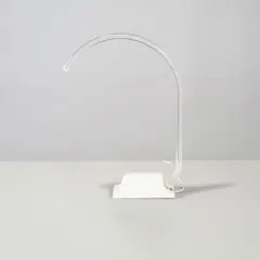 Edy Ten Berge, Lampe de table King, A 'King' table lamp in Perspex, glazed porcelain and lacquered metal by Edy Ten Berge in 1984 and edited by Edy Ten Berge circa 1990
