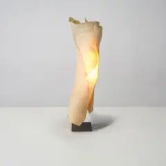 Ingo Maurer, Lampe de table Ysmen, An 'Ysmen' table lamp in Japanese paper, metal, steel and glass by Ingo Maurer designed in 1998 and edited by Ingo Maurer