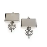 Maison Charles, Paire d'appliques Hudson, A pair of 'Hudson' sconces in polished steel by Maison Charles edited for the centenary in 2008