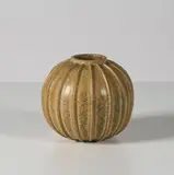 Arne Bang, Vase, A monogrammed vase in glazed stoneware by Arne Bang probably circa 1940