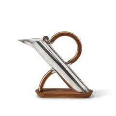 Matteo Thun, Pichet Pinguino, Argent sterling, sipo et hêtre