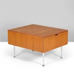 Herman Miller, Meuble, Frêne et aluminium chromé