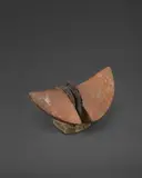 Sculpture provenant de la série Grès et pierre by Élisabeth Joulia, A signed and dated sculpture from the 'Grès et pierre' series in chamotte stoneware, rock fragment and stone by Elisabet, offered May 2024