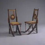 Carlo Bugatti, Paire de chaises