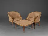 Louis Majorelle, Ensemble de deux fauteuils et un ottoman