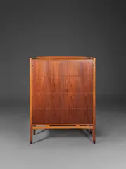 Yngve Ekstrom, Cabinet Bangkok, A 'Bangkok' cabinet in teak, beech and brass by Yngve Ekström designed in 1952 and edited by Westbergs Möbler