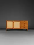 Buffet by Hans J. Wegner, A stamped sideboard in oak and cane by Hans J, sold May 2024