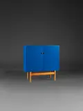 Cabinet by Tove & Edvard Kindt-Larsen, A stamped cabinet in partially painted oak and brass by Tove & Edvard Kindt-Larsen edited by Seffle Möbelfabrik circa 19, sold May 2024