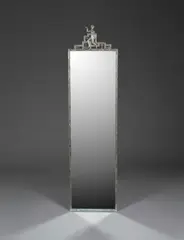 Emil Cedercreutz, Miroir, A mirror in tin and mirrored glass by Emil Cedercreutz edited by Taidetakomo Hakkarainen circa 1930