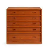 Danish Modern Teak Storage Chest, Untitled, 1955, teak veneer