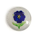 France, ht. 1 3/4, dia. 3 in. by St. Louis Pelargonium Glass Paperweight, offered May 2024