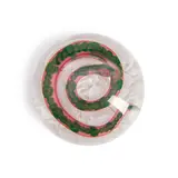 France, pink and green snake on upset muslin ground, ht. 2, dia. 2 3/4 in. by Baccarat Coiled Snake Glass Paperweight, sold May 2024