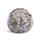 Large Paperweight with Faceted Surface, probably France, 19th century, unmarked, ht. 4 in.