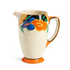 "Garland" Pattern Pitcher by Clarice Cliff, sold Feb 2024