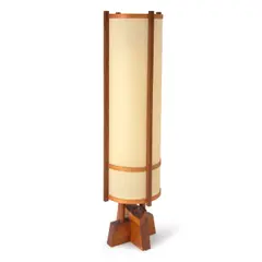 George Nakashima, Kent Hall Floor Lamp, 1968, walnut