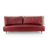 Niels Bendtsen, for Montis Baku-style Sofa, late 20th century, faux-leather, metal, plastic, ht