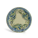 William Moorcroft, for James Macintyre & Co. "Florian Ware" Plate