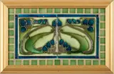 Untitled by Art Nouveau Floral Tile Panel, 1900, sold Dec 2023