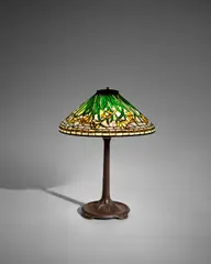Daffodil Table Lamp by Tiffany Studios, leaded glass, patinated bronze, base stamped 'TIFFANY STUDIOS NEW YORK 531', shade stamped 'TIFFANY STUDIOS NEW YORK', sold Dec 2024