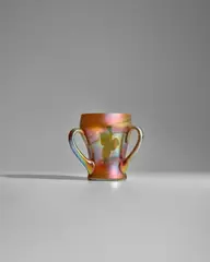 'Leaf and Vine' Loving Cup by Tiffany Studios, favrile glass, engraved '2292 C L, sold Dec 2024