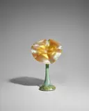 'Jack in the Pulpit' Vase by Quezal Art Glass and Decorating Company, iridescent glass with pulled feather decoration, sold Dec 2024