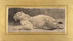 Paul Jouve, 'Lionne' (Lion)