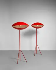 India Mahdavi, Pair of 'Fantomas' Floor Lamps, painted steel