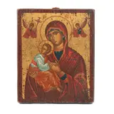 Icono, SIGLO XX, Óleo sobre madera