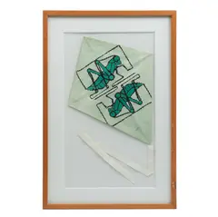 Diseñado Por Francisco Toledo, (Juchitán, Oaxaca, 1940 - Oaxaca, Oaxaca, 2019). Papalote / Chapulín, Serigrafía sobre papel